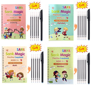 Sank Magic Practice Copybook Set – 4 Books + 5 Refills with Pen for Kids