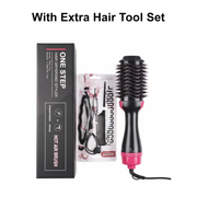 One Step Hair Dryer And Styler Hot Air Brush With Extra Hair Tool Set – Professional Volumizer, Straightener, Curler, And Dr…