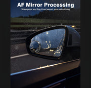 Universal Blind Spot Convex Mirror – Adjustable Wide Angle Rearview Mirror for Cars & Bikes (2pcs)