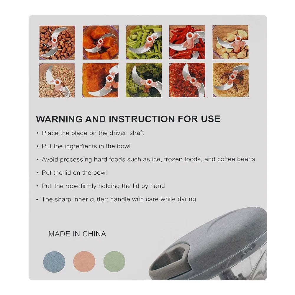 Eotia Hand Cutter – Manual Vegetable And Food Chopper