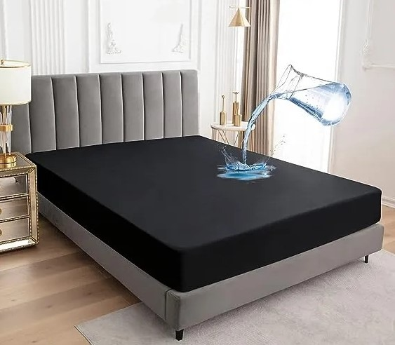 King Size Waterproof Mattress Cover | Breathable, Soft, Noiseless, And Dustproof Protection For Ultimate Bed Comfort And Hyg…