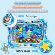 Inflatable Leakproof Tummy Time Water Mat for Kids – Safe & Fun Baby Play Mat (Random Color)