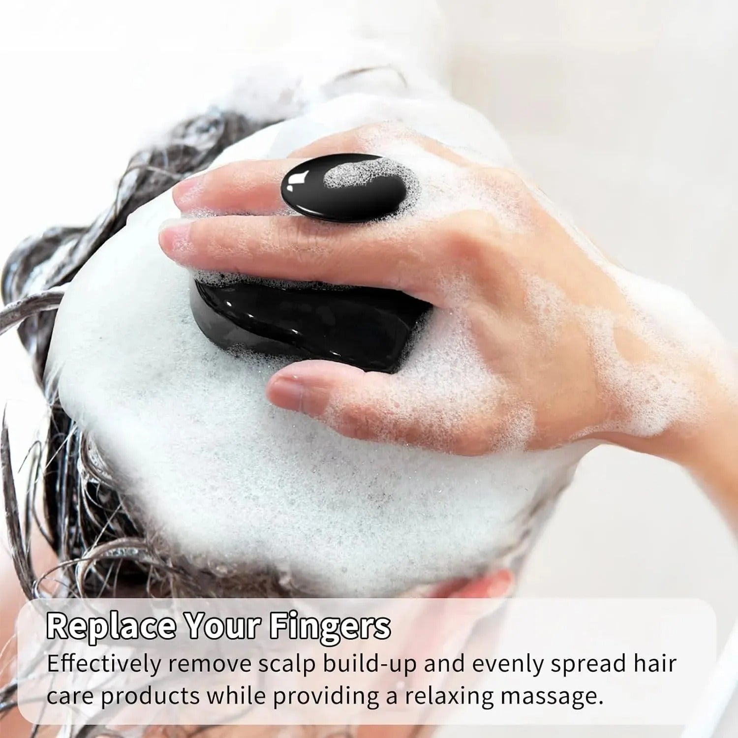 Scalp Shampoo Brush | Soft Silicone Scalp Massager & Hair Scrubber for Deep Cleansing | Wet & Dry Use (Random Color)
