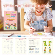 Sank Magic Practice Copybook Set – 4 Books + 10 Refills with Pen for Kids