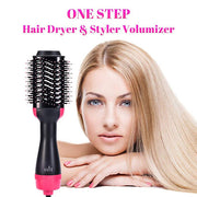 One Step Hair Dryer And Styler Hot Air Brush With Extra Hair Tool Set – Professional Volumizer, Straightener, Curler, And Dr…