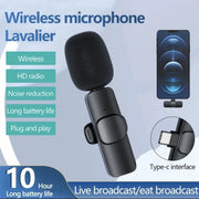 K8 Collar Wireless Microphone Type C Supported