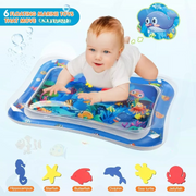 Inflatable Leakproof Tummy Time Water Mat for Kids – Safe & Fun Baby Play Mat (Random Color)